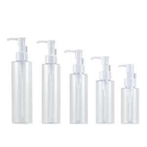 Bán Buôn Rỗng Nhựa Mỹ Phẩm Chai Pet Trong Suốt Lotion Chai 80/100/120/150/200Ml Chăm Sóc Tóc Tinh Dầu Chai - Product Image 6