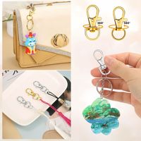 Nouvelle vente chaude transfrontalière : Kit de 990 pièces pour la fabrication de porte-clés, matériaux de bijoux DIY faits à la main, ensemble de sacs et accessoires de chaînes à crochets