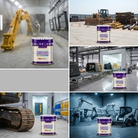 Peinture acrylique polyuréthane en aérosol pour bateaux, révision majeure des pièces mécaniques, 24 kg/kit, couleur ajustable, résistante au vieillissement