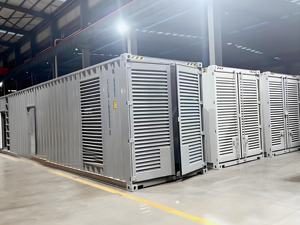 เครื่องกำเนิดไฟฟ้าดีเซลแบบตู้คอนเทนเนอร์ ระบายความร้อนด้วยน้ำ 1000 <span class=keywords><strong>1100</strong></span> 1200 กิโลวัตต์ 50/60 เฮิรตซ์ 10.5 11 กิโลโวลต์ พร้อมระบบ ATS สำหรับโรงไฟฟ้าและเหมืองแร่ - Product Image 3