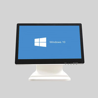 Nuevo Monitor de Pantalla Táctil Capacitiva de 10 Puntos con Carcasa de ABS+PC Blanca de 17.3 Pulgadas, Resolución de 1920x1080, Relación de Aspecto 16:9, USB Serial para