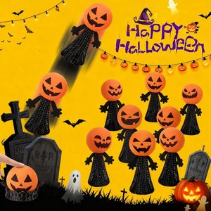 Muñecos de Calabaza Saltarines para Fiesta de Halloween, Títeres de Dedo, Decoración, Lanzadores de Resorte, Rellenos para Bolsas de Regalos - Product Image 1