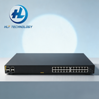 Nuevo Switch Gigabit PoE+ Administrado JL677A de 24 Puertos con 4 Uplinks SFP+ de 1/10G, Presupuesto de Energía de 370W Clase 4, Red Empresarial de Capa 3