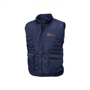 Chaleco de Invierno Ttake con Múltiples Bolsillos, Azul, Talla Mediana, Cálido y Aislado, Ropa de Trabajo - Product Image 2