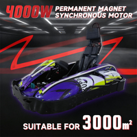 Kupao Dash 4000w Go Kart Eléctrico Comercial para Adultos 72V 70km/h, Go Cart, Drift Karting, Asiento Ajustable, Volante