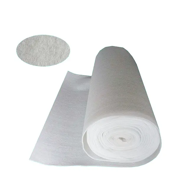 Material de poliéster de alta capacidad de retención de polvo, rollo de medios de filtro para G2/G3/G4/F5