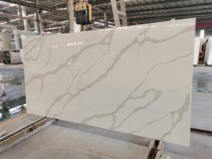 Dalle de quartz premium Calacatta Forest Grey C009 – Design élégant à fines veines - Product Image 2
