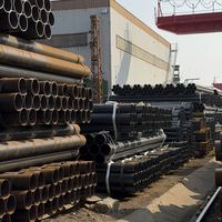 Tuyau en acier au carbone ASTM A53 Grade B ERW 1/2-24 SCH40 6/12m pour charpentes de bâtiment et lits de refroidissement en chaîne, garantissant une résistance uniforme