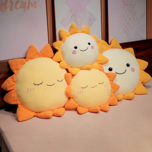 หมอนอิงตุ๊กตาดอกทานตะวันการ์ตูนน่ารัก ของตกแต่งบ้าน สำหรับโซฟาและเก้าอี้ - Product Image 6