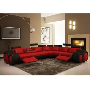 Moderne Milieuvriendelijk Wit Couch Sectionele L Vorm Lederen Sofa