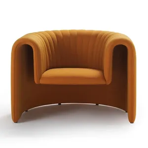 Современное двухместное кресло-диван из ткани