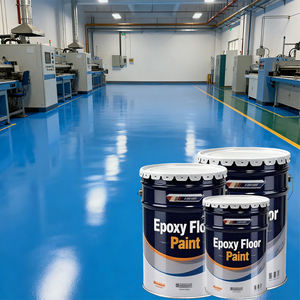 עצמי פילוס רצפת אפוקסי צבע חלקה יישום קל עם מברשת, trowel עבור רצפות נוזליות ומשטחים תעשייתיים - Product Image 1