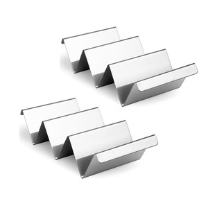 1 Pcs Moq Dishwasher and <b>Grill</b> Safe Stainless Steel Rack Truck <b>Tray</b> Style Holder Taco Stand - Product Image 1