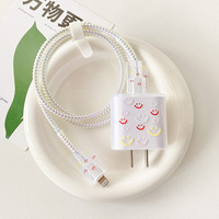 Bon marché, vente en gros, étui de protection anti-casse en silicone pour chargeur de bloc de câble