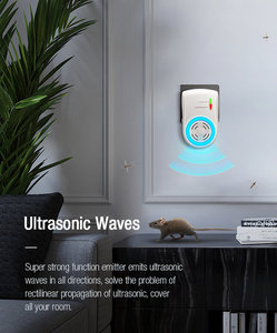 Repelente de plagas ultrasónico y electromagnético para ratón, cucaracha, repelente de insectos de cama de araña Control de plagas en el hogar - Product Image 6