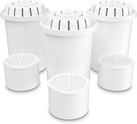 Cartouche de filtre à eau Bluetech F004B+M, charbon actif, écologique, usage domestique, élimine les bactéries