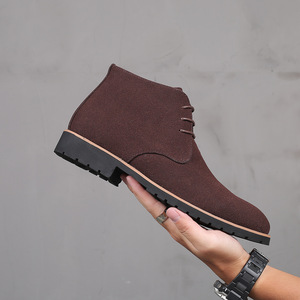 Botas Vintage Estilo <span class=keywords><strong>Martin</strong></span> para Hombre, con Cordones, Construcción de Cuero y Suela de Goma Antideslizante. Consultar Detalles. - Product Image 3