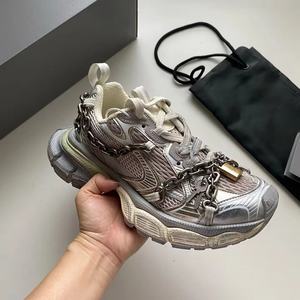 Chaussures de sport décontractées de luxe rétro BB Designer 3XL de qualité supérieure 2026, chaussures de marche tendance célèbres, chaîne métallique 3XL, style punk - Product Image 1