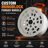 Jantes forgées rétro GW Gloss White 16 17 18 pouces 6x139.7 pour Toyota Land Cruiser Prado Tacoma 4Runner Ford Bronco Rally Offroad