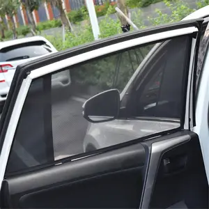 4pcs Magnetic Car window Sunshade for TOYOTA 100% Custom-fit Car Mesh Car Side Window Curtain Window Curtain Visor Shield