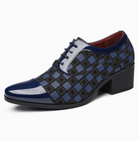 Scarpe Eleganti da Uomo in PU con Punta Affusolata, Slip-on Traspiranti con Suola in Gomma Resistente all'Usura, Casual per Uso Quotidiano, Taglie 39-48, Nero, Blu, Rosso e Marrone