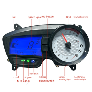 Hàng có sẵn <span class=keywords><strong>Apache</strong></span> <span class=keywords><strong>180</strong></span> Phụ tùng Đồng hồ đo quãng đường kỹ thuật số Màn hình LCD Bảng điều khiển cho <span class=keywords><strong>TVS</strong></span> <span class=keywords><strong>Apache</strong></span> <span class=keywords><strong>RTR</strong></span> 160 <span class=keywords><strong>180</strong></span> - Product Image 2