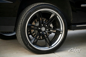 Rines de Aleación de Aluminio Forjado <span class=keywords><strong>HR</strong></span> E S267H de 6 Birlos para Cadillac Escalade, Chevy Tahoe/Suburban, Ford <span class=keywords><strong>F</strong></span>-150, Lincoln Navigator, VW - Product Image 3