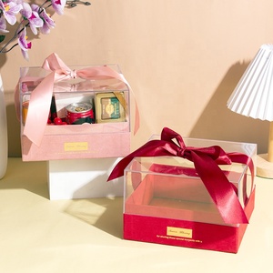 Bán buôn giáng sinh mới rõ ràng hộp với nắp lucite đóng gói đám cưới <span class=keywords><strong>Acrylic</strong></span> Hộp Quà Tặng tùy chỉnh lưu niệm quà tặng ngọt ngào Biscuit Hộp quà tặng - Product Image 3