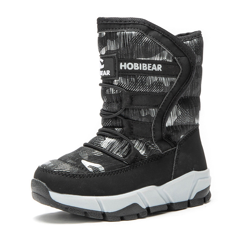 Для маленьких девочек и мальчиков зимние сапоги без застежек, из водонепроницаемого материала; Устойчивые; Теплая зимняя обувь для детей ясельного возраста, для маленьких детей; Одежда для больших детей;