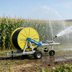 Système <span class=keywords><strong>d</strong></span>'irrigation agricole mobile à enrouleur de tuyau avec conception économe en énergie et bras de pulvérisation réglable - Product Image 1