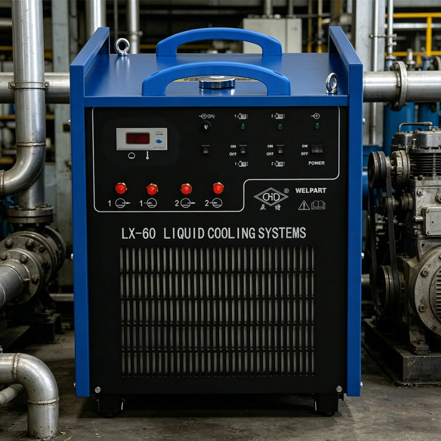 Large Capacity 60L Industrial Water Cooler Tank Heavy Duty Liquid Cooling System for Spot Welder