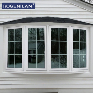 Fenêtres à battants Rogenilan en aluminium à double vitrage, écoénergétiques, avec grille, pour extérieur, vitrage trempé - Product Image 3