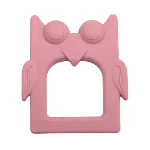 Fashion Eco-friendly Bpa Free Smile Face New Baby Teether 2024