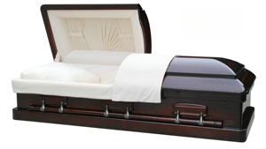 Ataúd para Adultos de Madera de Caoba Africana de Estilo Americano Sólido, Revestimiento de Madera para <span class=keywords><strong>Cementerio</strong></span> <span class=keywords><strong>Real</strong></span> - Product Image 2