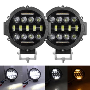 ไฟทำงาน LED คุณภาพสูง 6000k แสงสูง-ต่ำ สำหรับรถบรรทุก ขนาด 7 นิ้ว ขั้ว H4 กำลังไฟ 75w สำหรับรถบรรทุกออฟโรด - Product Image 4