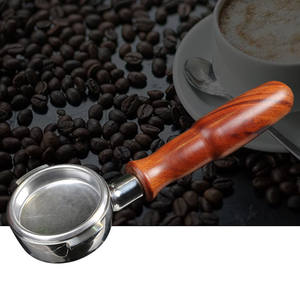 Porte-filtre sans fond pour café 51 mm avec logo personnalisé, double bec, machine à nettoyer Nuova, porte-filtre pour <span class=keywords><strong>Delonghi</strong></span> <span class=keywords><strong>Ec685</strong></span> - Product Image 3