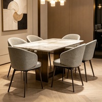 Fauteuil paresseux nordique, chaise de salle à manger confortable en tissu, chaise de petit-déjeuner pour salon, balcon, négociation, réception de thé