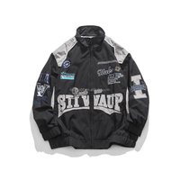 Chaqueta de Hombre de Alta Calidad, Personalizada, de Moda Americana, Nueva Tendencia Urbana de Otoño, Bordada, Transpirable y Ecológica