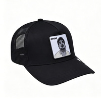 Casquette de camionneur décontractée pour homme en maille, 5 panneaux, respirante, avec panneau avant en tissu imperméable et broderie, pour le cyclisme et les sports en toutes saisons
