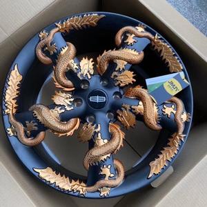 鍛造アルミ合金ホイールリム改造/アップグレード クローム仕上げ マルチスポーク ユニバーサル 5x100 合金乗用車ホイール - Product Image 5