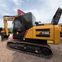 Excavator Bekas Merek China 13.5 Ton, Excavator Bekas Sany SY135C, Mesin Excavator Bekas Dijual