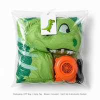 Disfraz Inflable de Tiranosaurio Rex para Adultos, Traje de Dinosaurio Inflable, Proveedor Directo, Halloween, Navidad