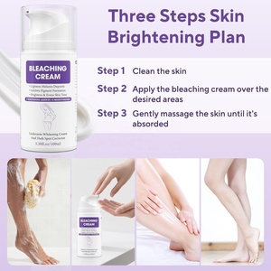 Crème éclaircissante pour la peau, crème anti-taches brunes, crème éclaircissante et blanchissante pour la peau, en vrac, avec vitamine C pour les parties intimes - Product Image 6