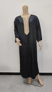 Vente flash <span class=keywords><strong>2021</strong></span> Nouvelle conception Vêtements pour hommes Style marocain Dubaï Musulman Africain Grande taille Vêtements islamiques <span class=keywords><strong>Chemise</strong></span> Robe Thobe pour hommes - Product Image 5