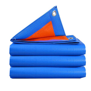 Tuoyue Tarpaulin Blue Orange <b>Waterproof</b> Sunproof Outdoor Truck Cover Multiple Sizes Wear Resistant Rain Protection Tarp - Product Image 1