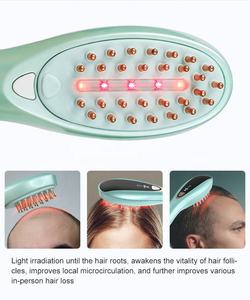 Applicateur de peigne de massage électrique Outils d'application du cuir chevelu Peigne de brosse de massage des cheveux - Product Image 6