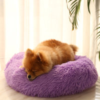 Fabricant de gros lit pour animaux de compagnie chats chiens hiver chaud doux en peluche tapis de literie antidérapant pour animaux de compagnie