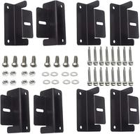 Supports de montage de panneaux solaires résidentiels personnalisés de petite taille, pièces découpées au laser et service de pliage