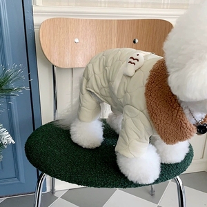 JM-Ropa siamesa de cuatro patas para perros de otoño e invierno de alta calidad con capucha Mono para perros cálido - Product Image 5