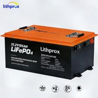 Batería LiFePO4 Calefactable 48V 105AH 5KW Grado A 6000+ Ciclos Profundos para Carro de Golf con BMS Inteligente RS485 Conector Anderson CE RoHS IP67 OEM ODM